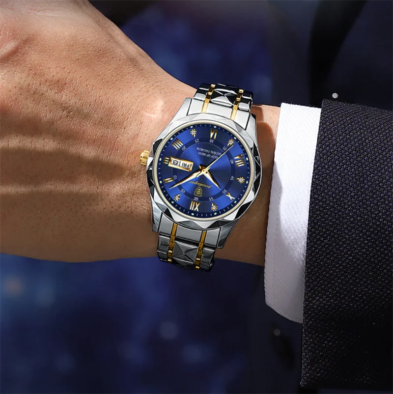 Montre Homme de Luxe POEDAGAR 615 – Élégance, Robustesse et Style Intemporel