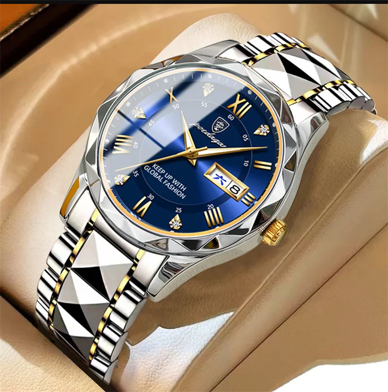 Montre Homme de Luxe POEDAGAR 615 – Élégance, Robustesse et Style Intemporel